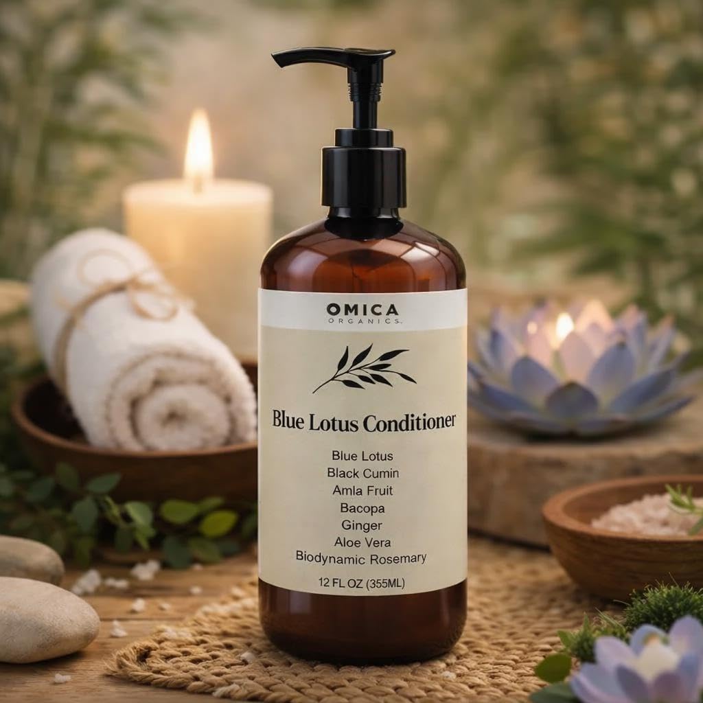 Omica Organics Blue Lotus Conditioner with Herbal Extracts (12 fl oz)