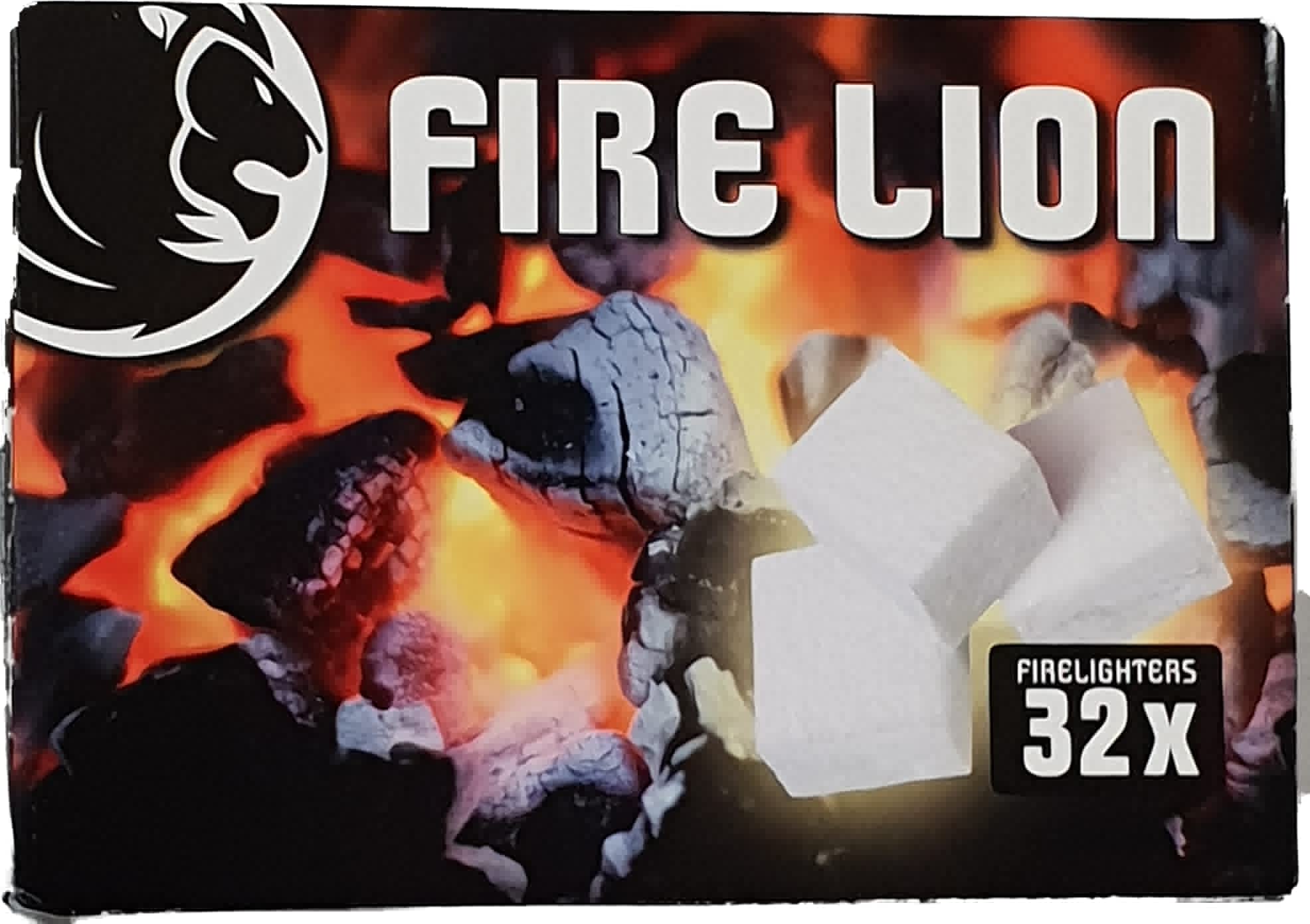 Fire Lion 1536 Grillanzünder Anzündwürfel Grillen Kohleanzünder Anzünder Kaminanzünder BBQ