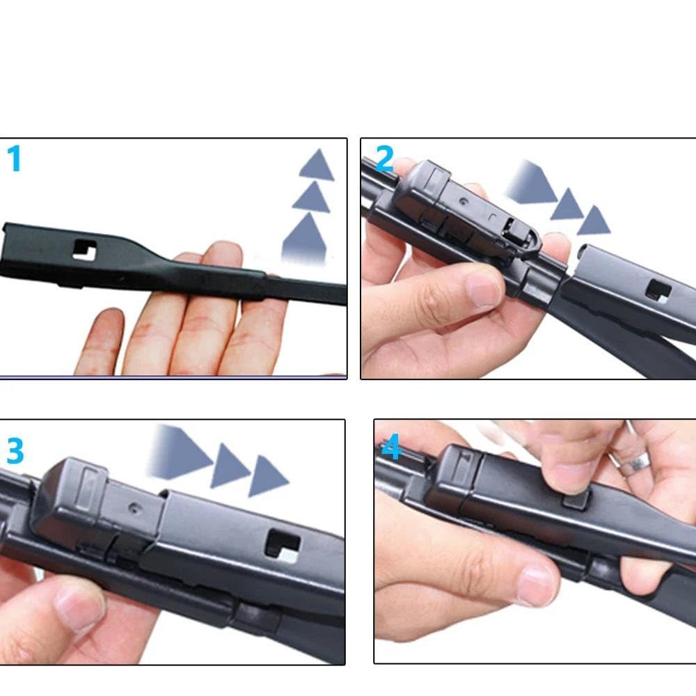 Tergicristalli Auto per Ford per Focus 3 2012~2017 MK3 2013-2016 Finestra Anteriore Parabrezza Parabrezza Accessori Auto Spazzole Tergicristallo Auto Spazzola Tergicristallo