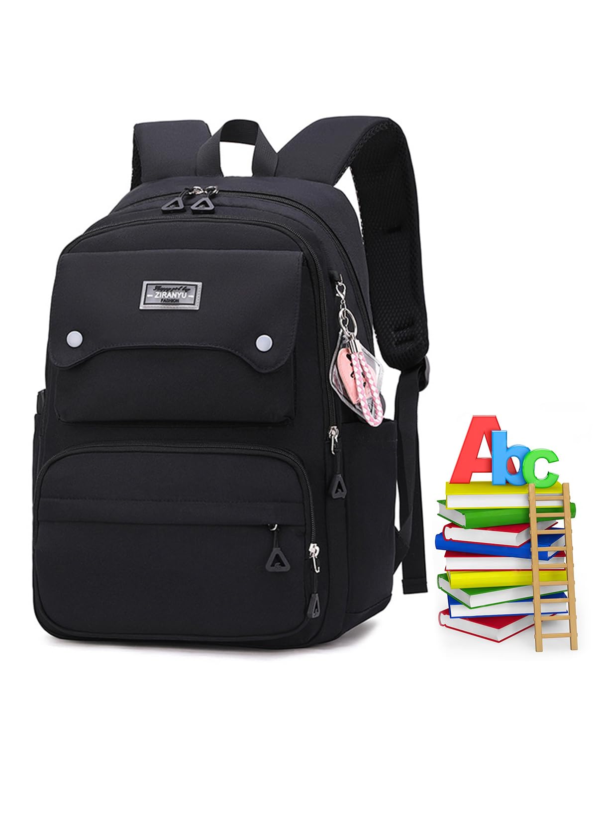 School Bag,Girl Backpack,Large Capacity Backpack Lightweight Waterproof School Backpack,Teen Girls Casual Backpack High Middle School Daypack Women Daily Travel