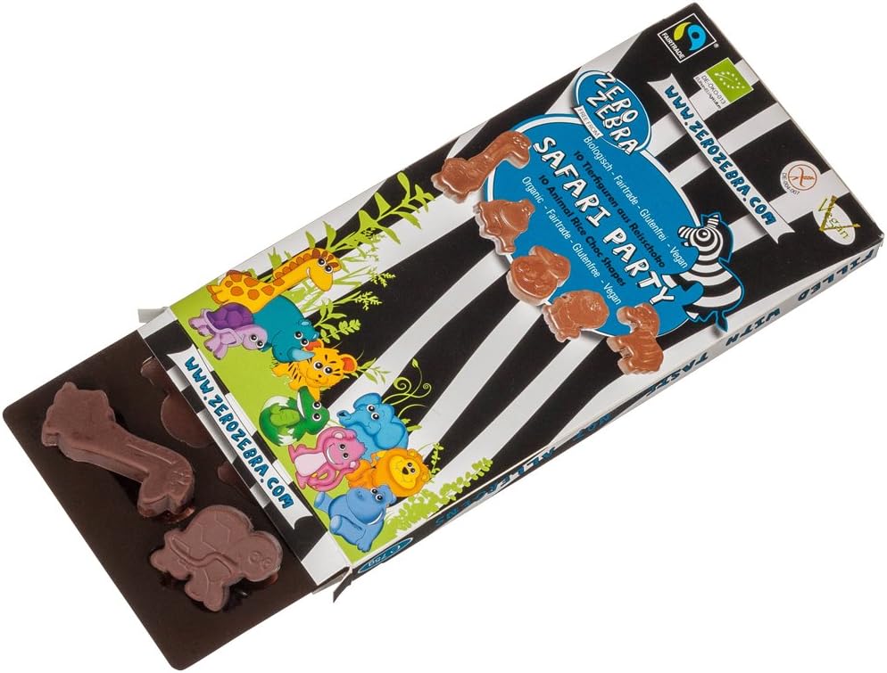 Zero Zebra Safari Party 10 Animal Shapes 75 G X 1