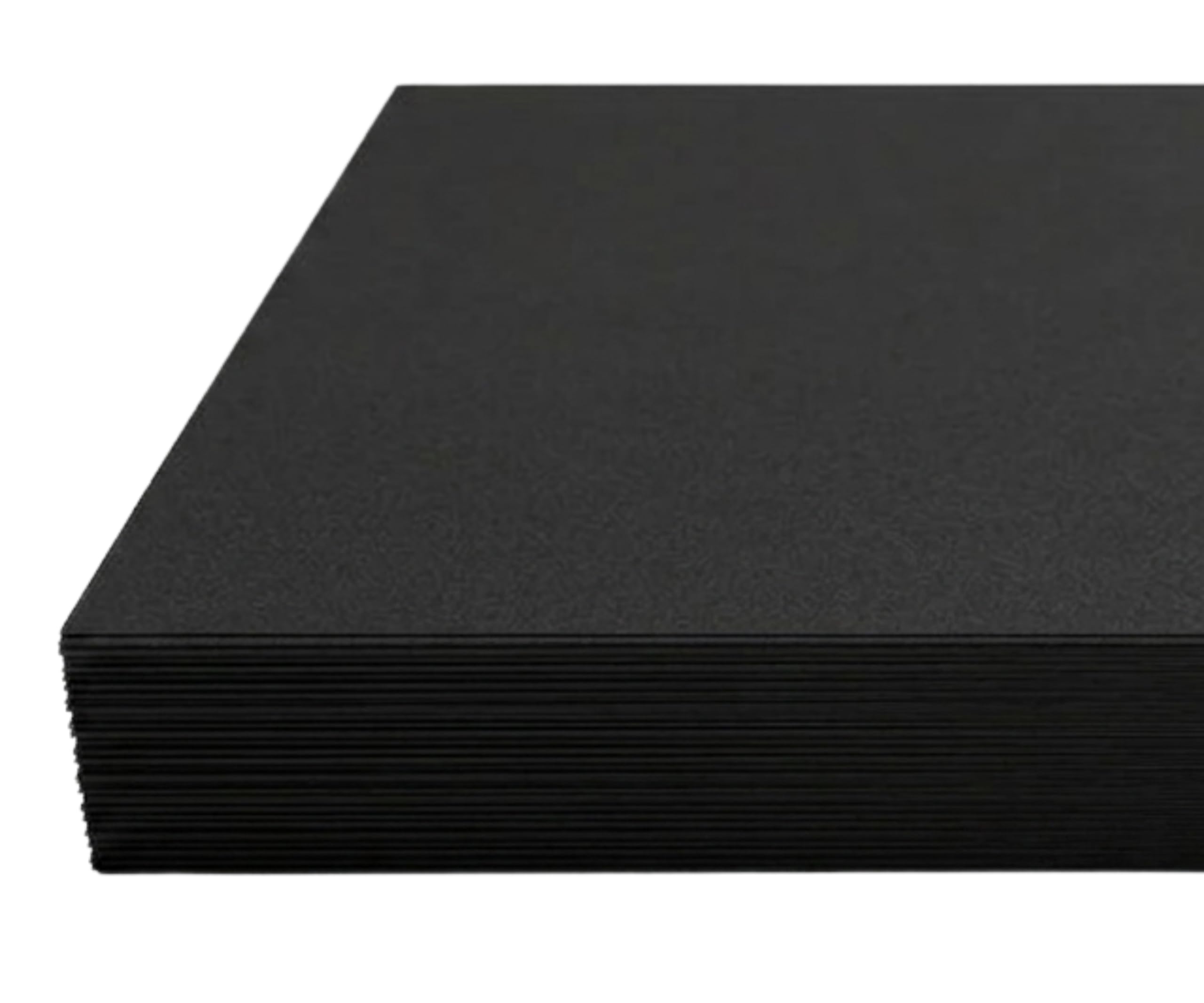 A2 Black Card Sheets (42 x 59cm) – 10 Sheets | 160gsm Heavyweight Cardstock | Deep Black Craft Card Paper | Ideal for Contrast Art, School Projects, Displays, Scrapbooking & Creative Design Work