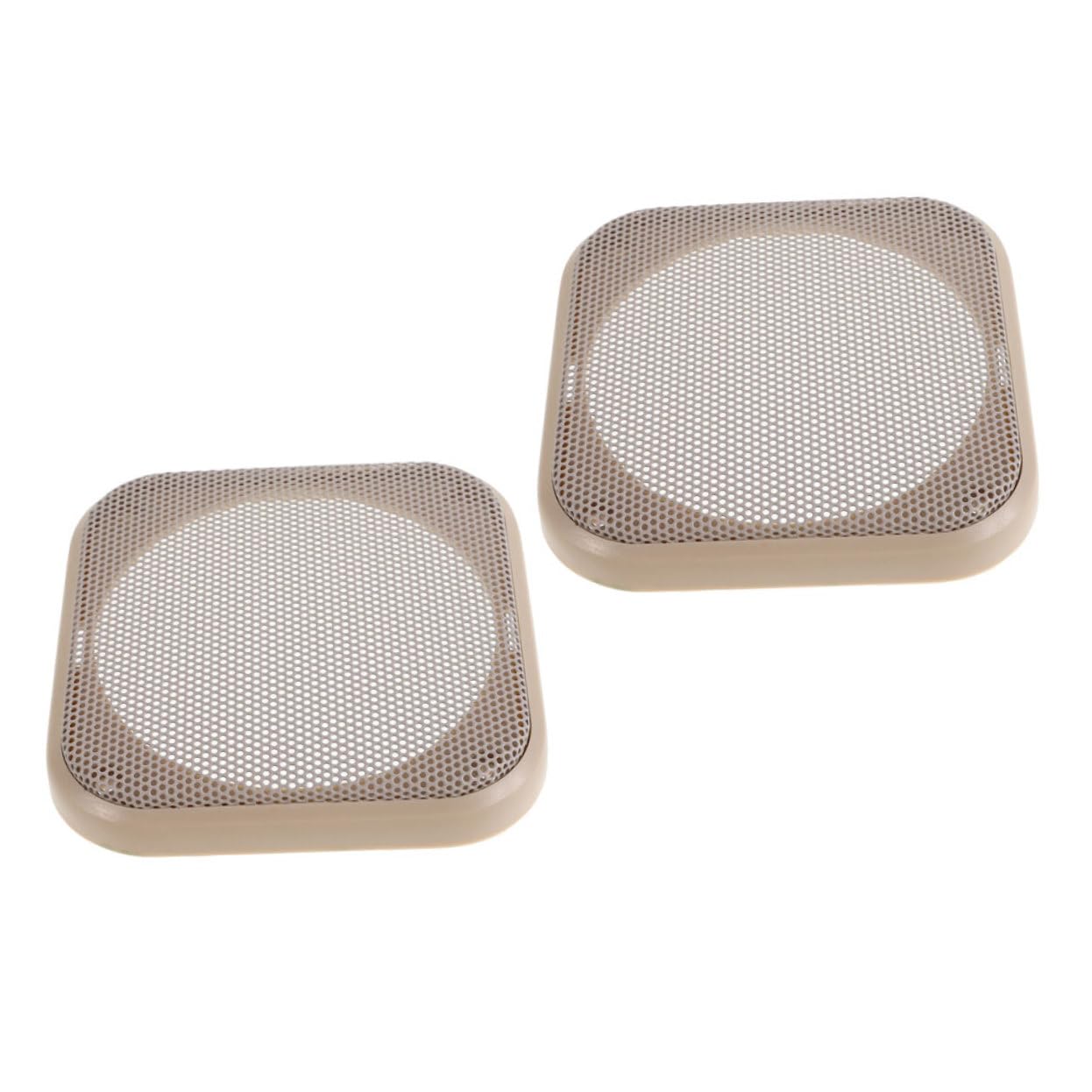 GRIRIW Sleek Square Speaker Cover Mesh Car Audio Protector Replacement Speaker Grille Vehicle Grill Mesh for Home Stereo