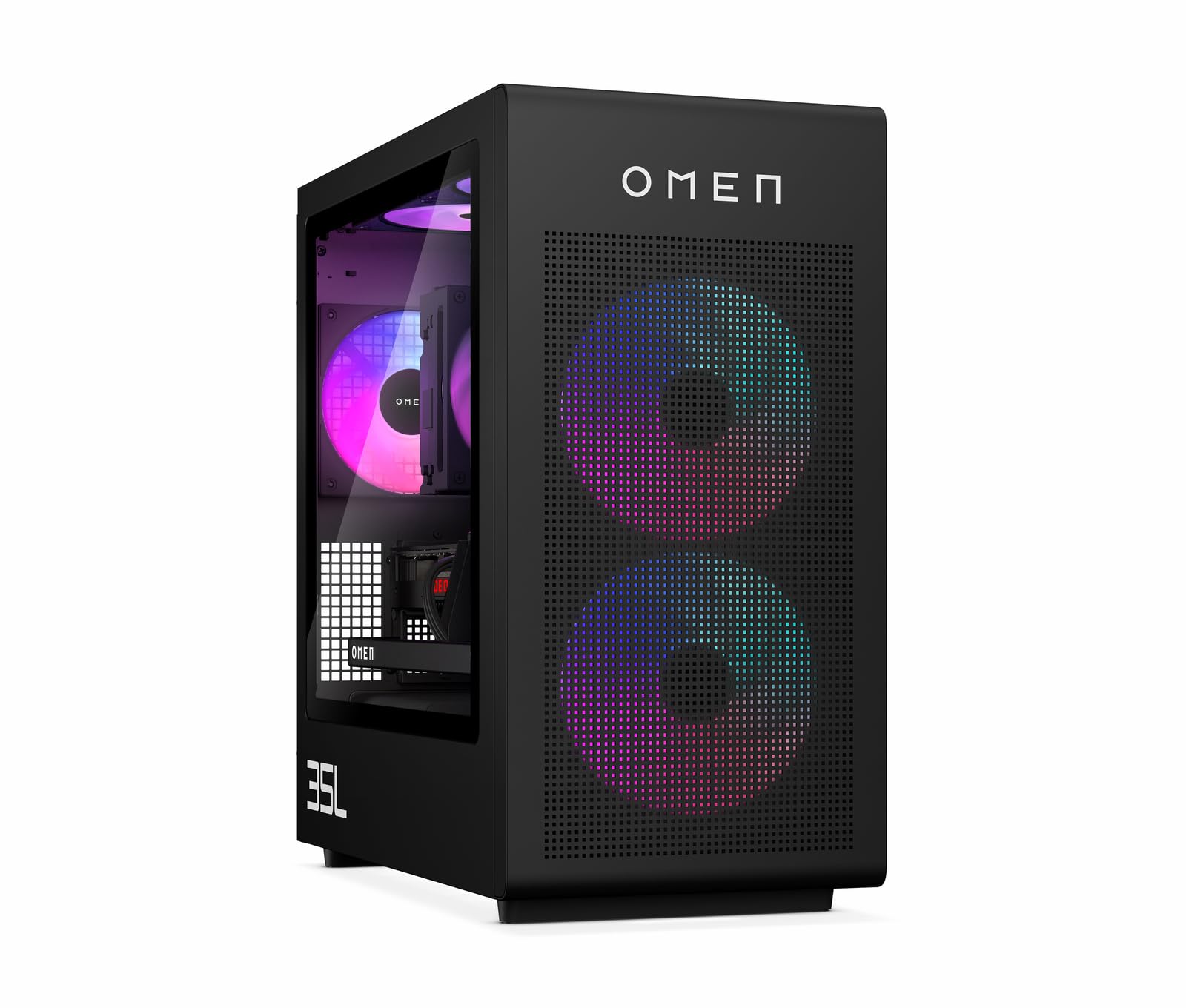 HP Omen GT16-1279ng 35L Gaming Desktop PC, AMD Ryzen 7 9800X3D, 32GB DDR5-SDRAM, 2TB SSD, NVIDIA ...