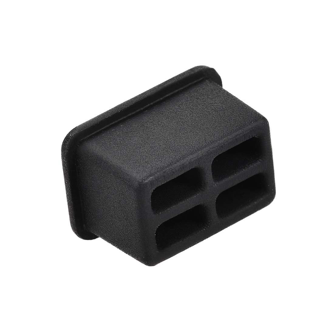 SFP SFP SFP28 Dust Cover Anti-Dust Fiber Optic Caps - Black Silicone - View #2