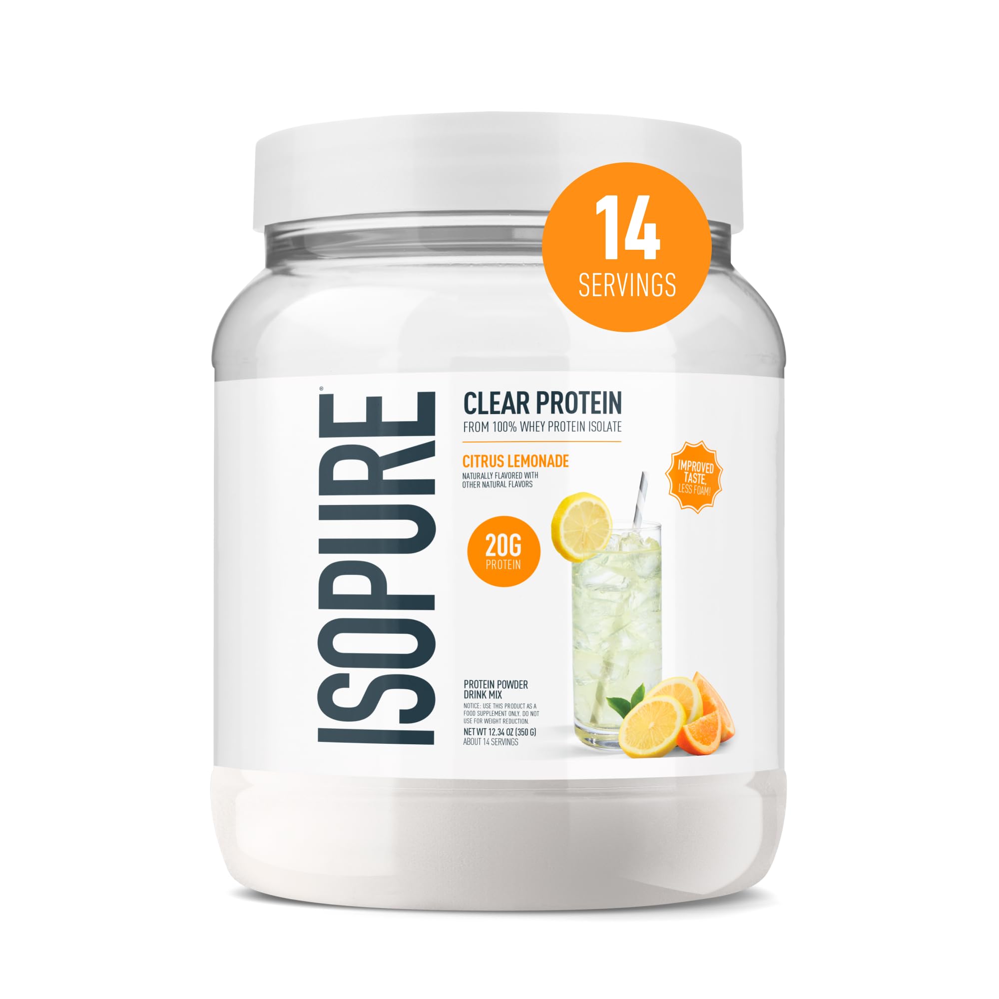 Isopure Clear Whey Isolate Protein Powder, Mixed Berry, 14 Serving — Amazon image 16