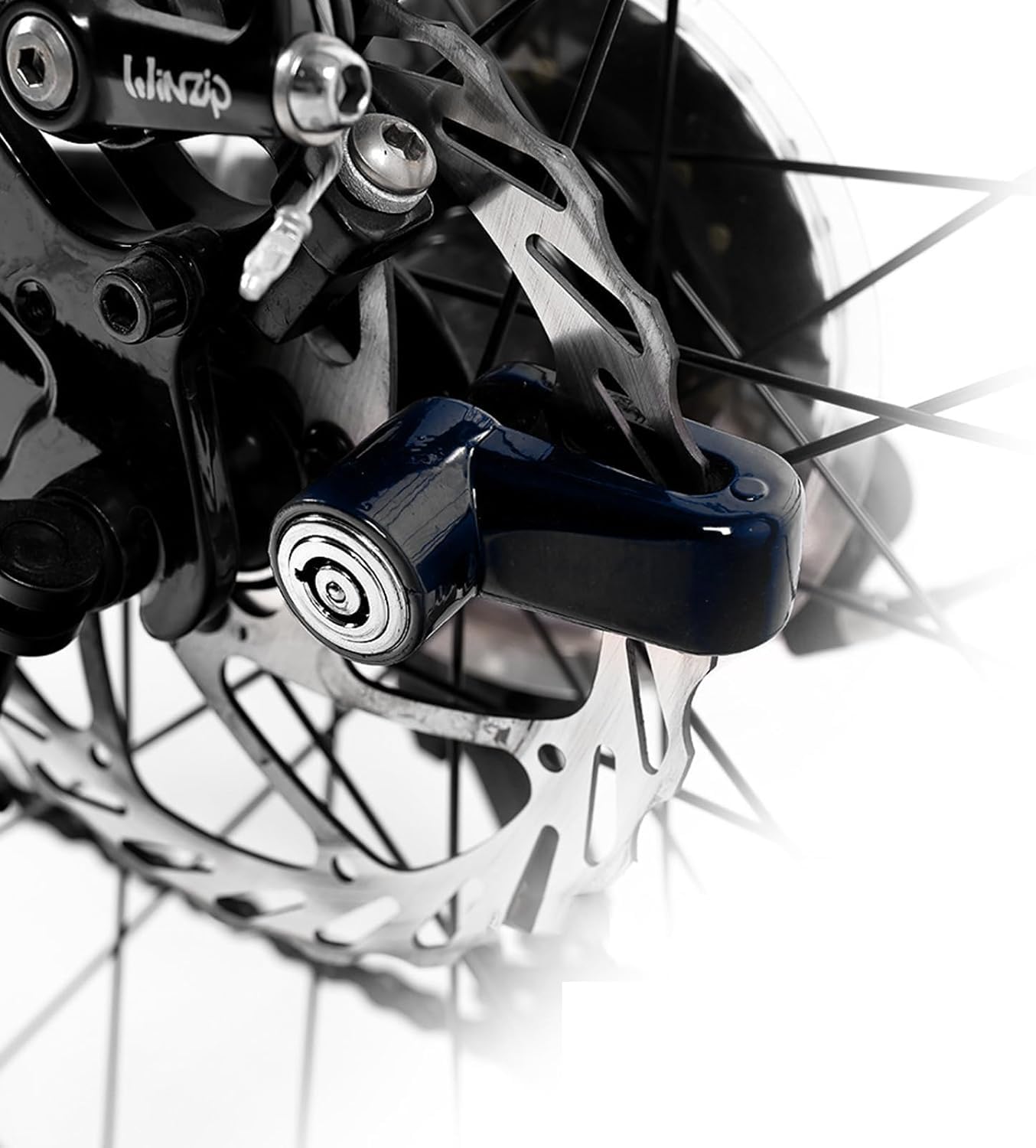 Antivol Roue Disque 7mm Scooter Vélo Antivol Roue Moto Cadenas Disque - Alliage Acier Sécurisé - Pour Scooters Et Vélos 2 Clés Cadenas Disque Frein