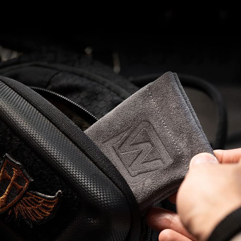 Cowhide Pocket Coin Purses EDC Toy Storage Pouches Popper Snap Switch Slim Minimalist wallet with popper clasp closure for easy access Gifts for EDC Gear3