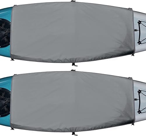 Explore Land Waterproof Kayak Cover - 600D Kayak Drape for Indoor and Outdoor Storage