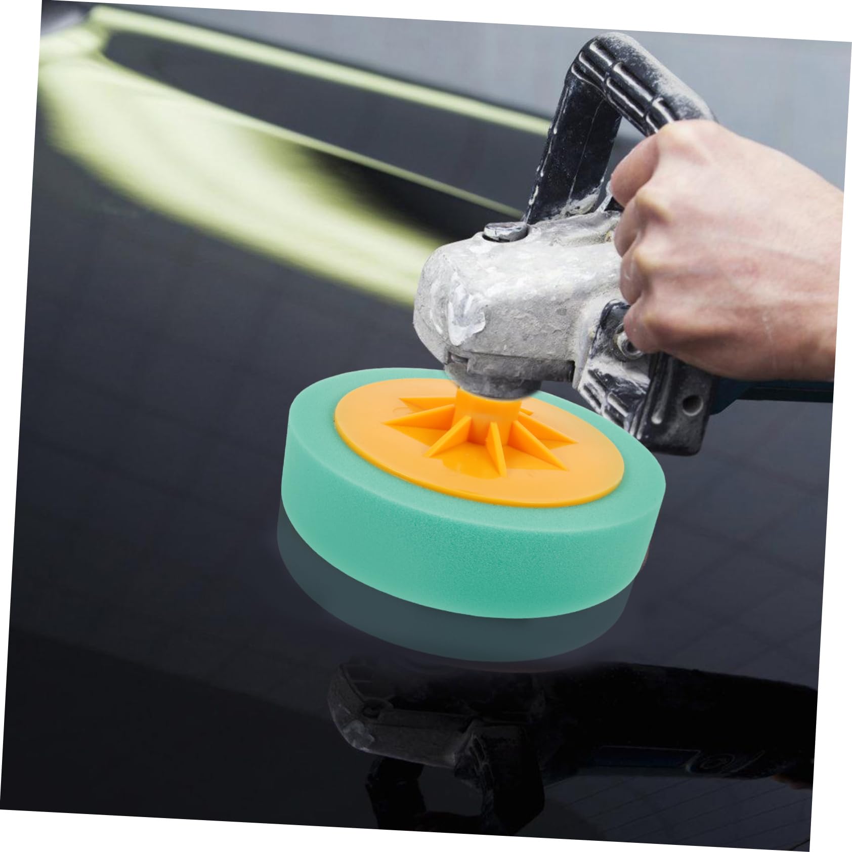5stücke Buffer Drill Attachment Polierpad Für Effektives Und Polieren Von Geeignet Für Verschiedene Fahrzeugmodelle Hochwertigem Polyester-honigwaben-schaum