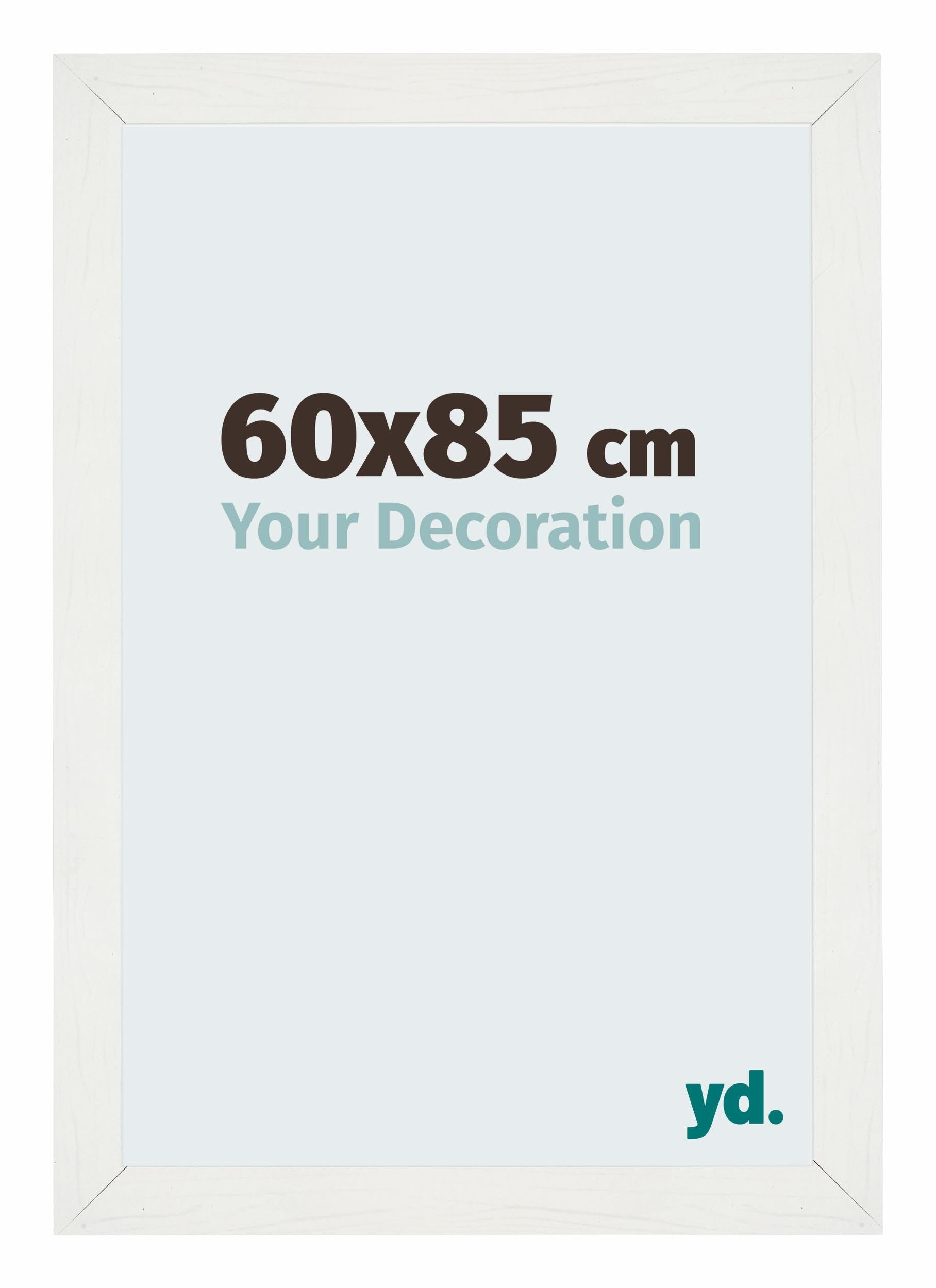 Your Decoration - Puzzle frame 60x85 - White Swept - Puzzle frame 1500-2000 Pieces - MDF Photoframe - Mura