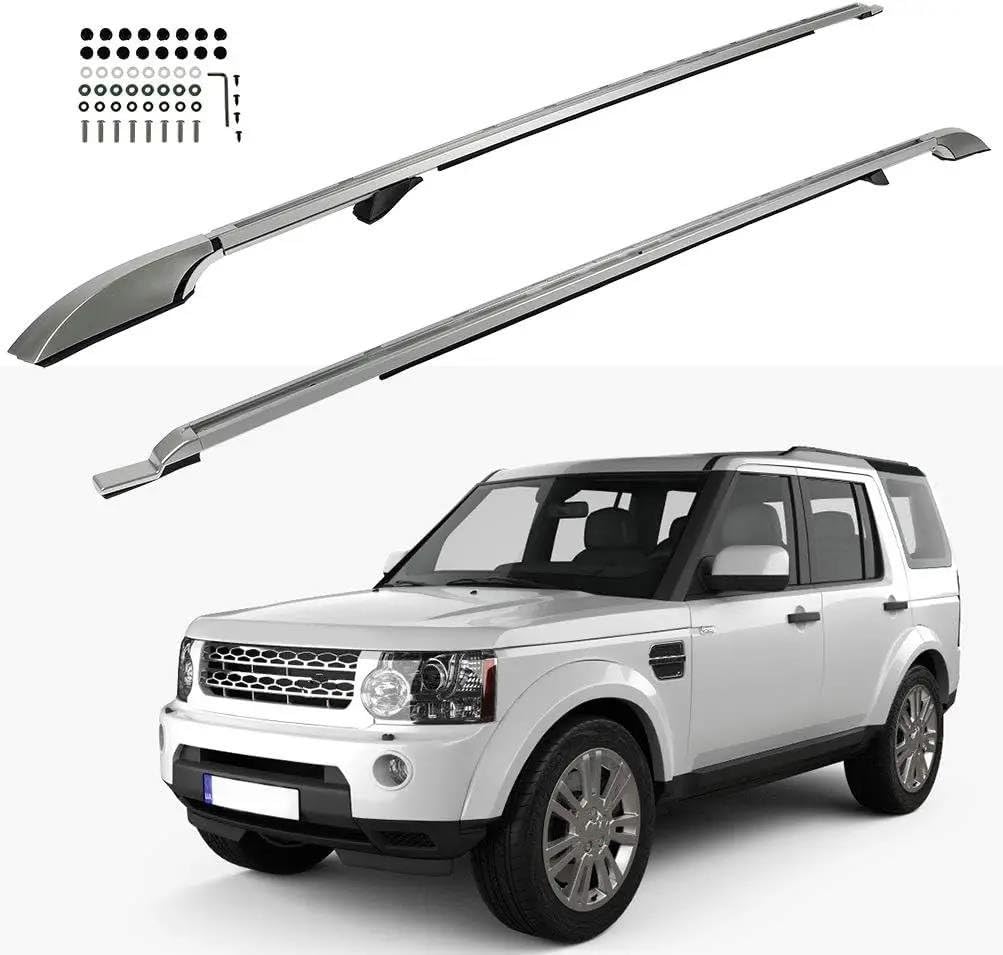 2 Stücke Seite Schiene Bar Dach Schiene Racks Für Land Für Rover Für Discovery Lr3 2004-20016 Gepäckhalter