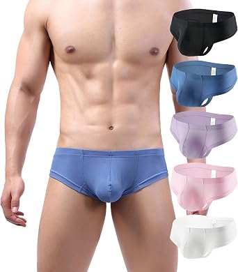 سروال حرير الجليد للرجال من Faringoto T Pants ، لون صلب ، بنطلون G-string تنفس