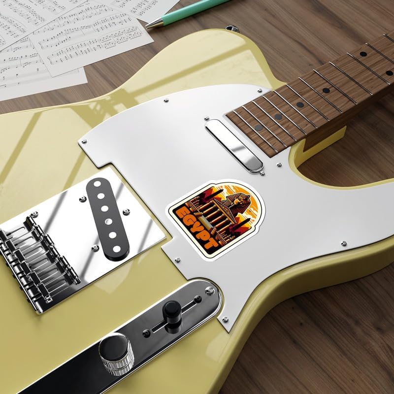 Miniatura 6 de Adhesivo de Egipto para exteriores, resistente a la intemperie, tamaño pequeño, impermeable, para botella de agua, taza, pasaporte, libro de