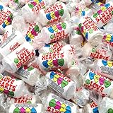 Love Heart Sweets Mini Rolls x 50 │ Love Heart Sweets│ 50 Pack Bulk Bag │ Assorted Pick and Mix for Parties, Gifts, and Sharing.