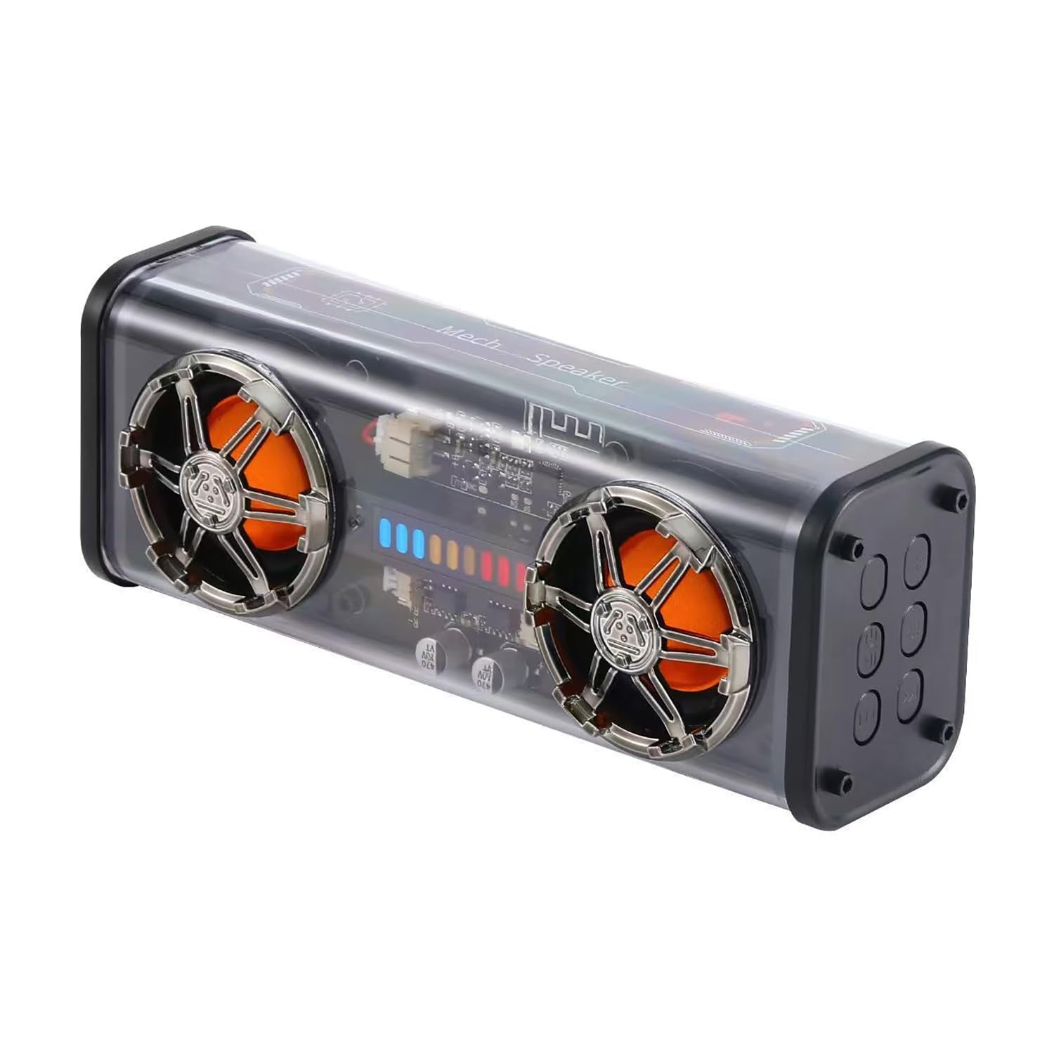 Przenośny Przezroczysty Subwoofer, Przezroczyste Głośniki Bluetooth, Wciągający Efekt Dźwiękowy I Obsługuje Połączenie Bluetooth, Zbuduj W Baterii 1000 MAh, Na Imprezę, Prezent Festiwalowy