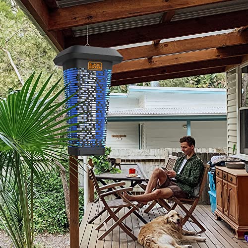 BLACK+DECKER Bug Zapper & Fly Trap-Mosquito Repellent- Gnat Killer Indoor & Outdoor Electric UV Bug Catcher for Insects- 2 Acre Coverage for Home, Deck, Garden, Patio Commercial Strength - image 4