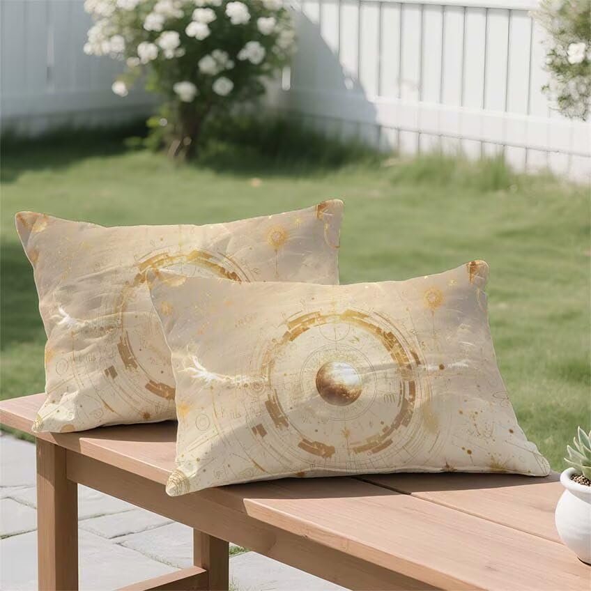 Housse coussin 50x60 rectangulaire imperméable et déperlante double face - 3