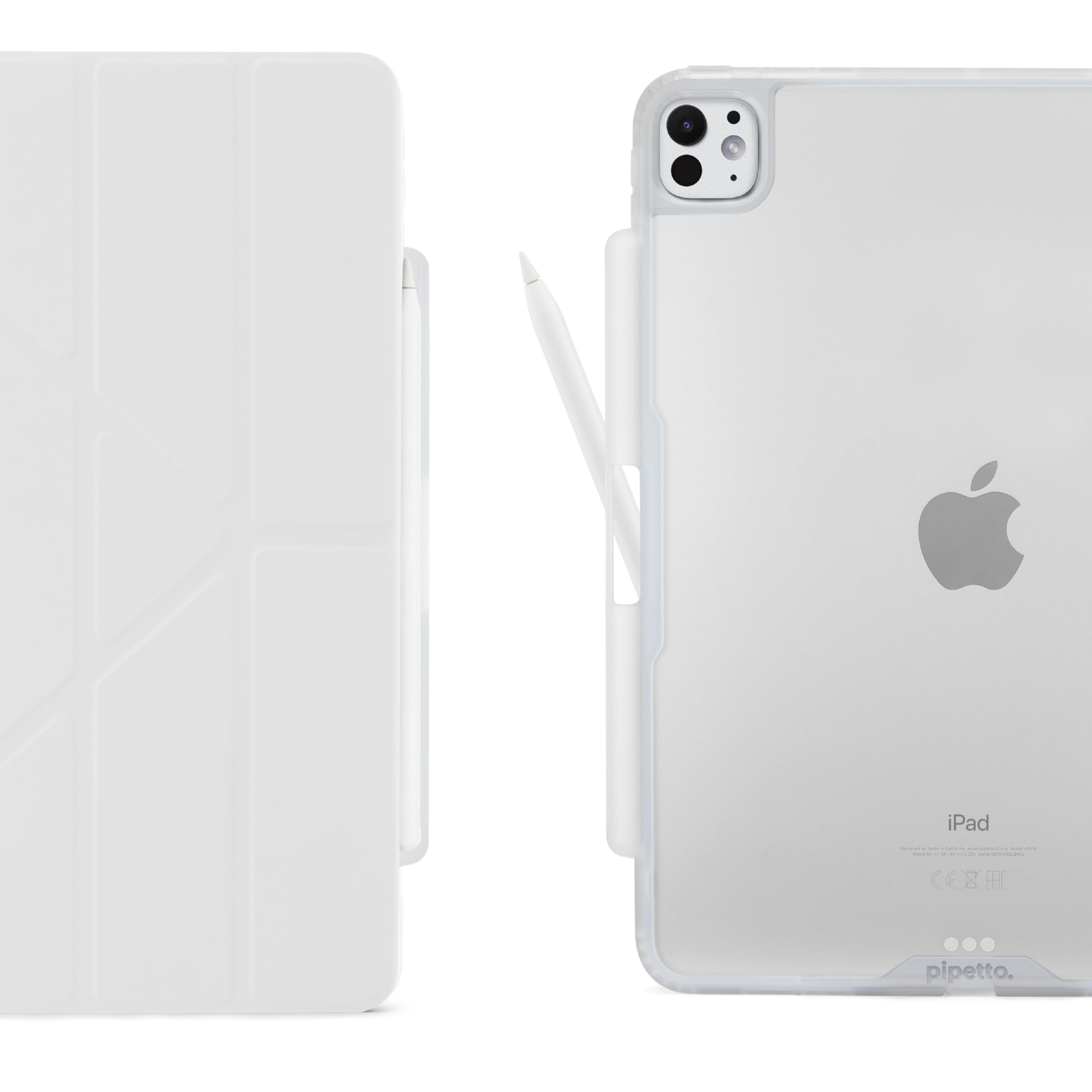 "Pipetto Origami No3 OriginalCase iPad Pro 13"" M4 (2024) White"