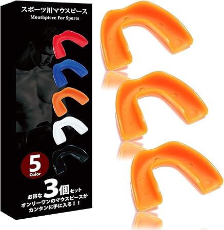 Amazon Sucforts マウスピース お徳用 セット ボクシング スポーツ 格闘技 3個セット オレンジ Flower Mountain マウスピース マウスガード Amazon Sucforts マウスピース お徳用 セット ボクシング スポーツ 格闘技 3個セット オレンジ Flower Mountain マウスピース マウスガード