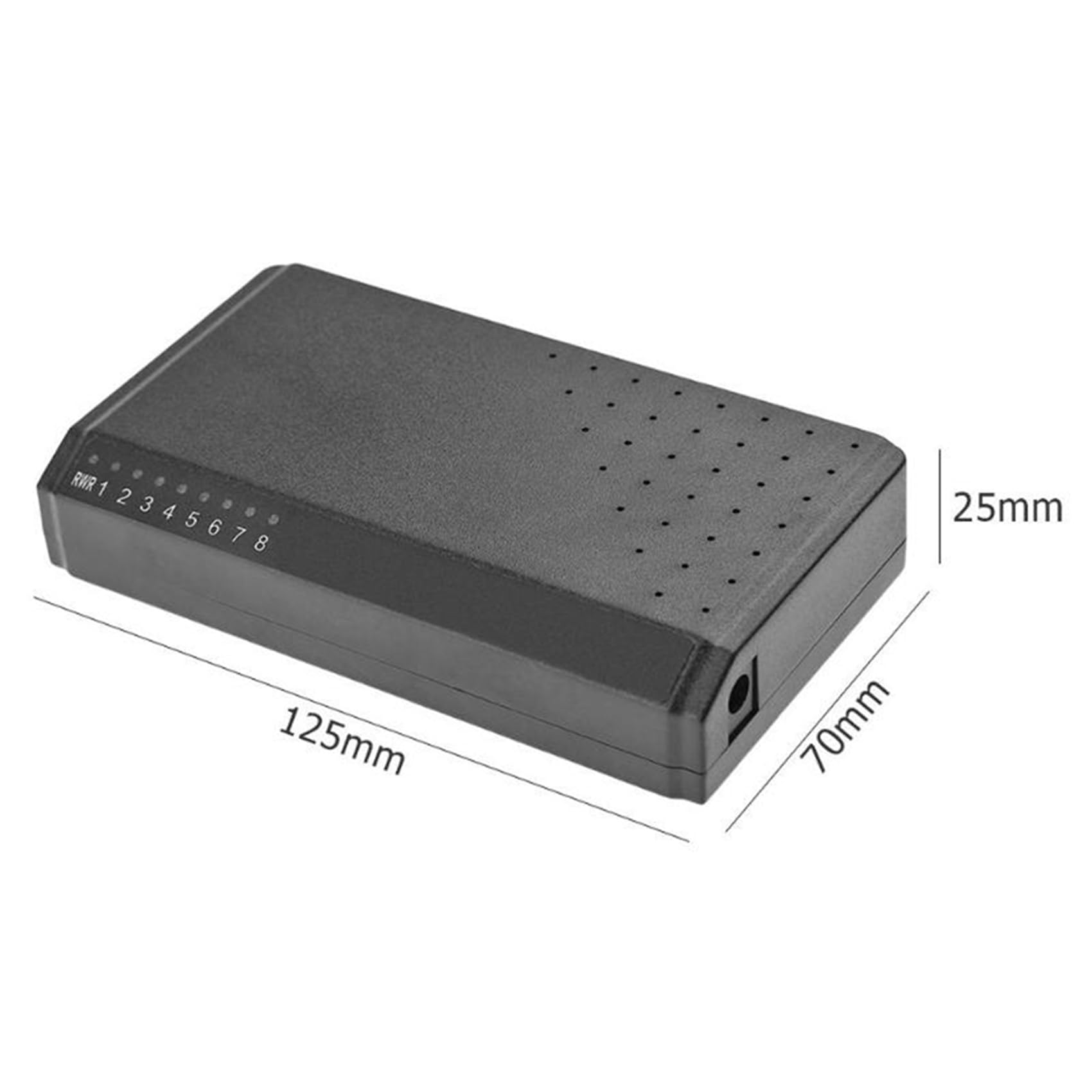 10X 8 Porte 6 + 2 Switch Poe Iniettore Power al RJ45 di Rete della Famiglia Ethernet 10/100M per Telecamere Adattatore di Alimentazione