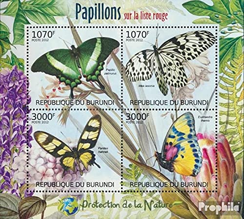 Burundi 2868-2871 Feuille Miniature  Complète. édition  Neuf Avec 145265287903