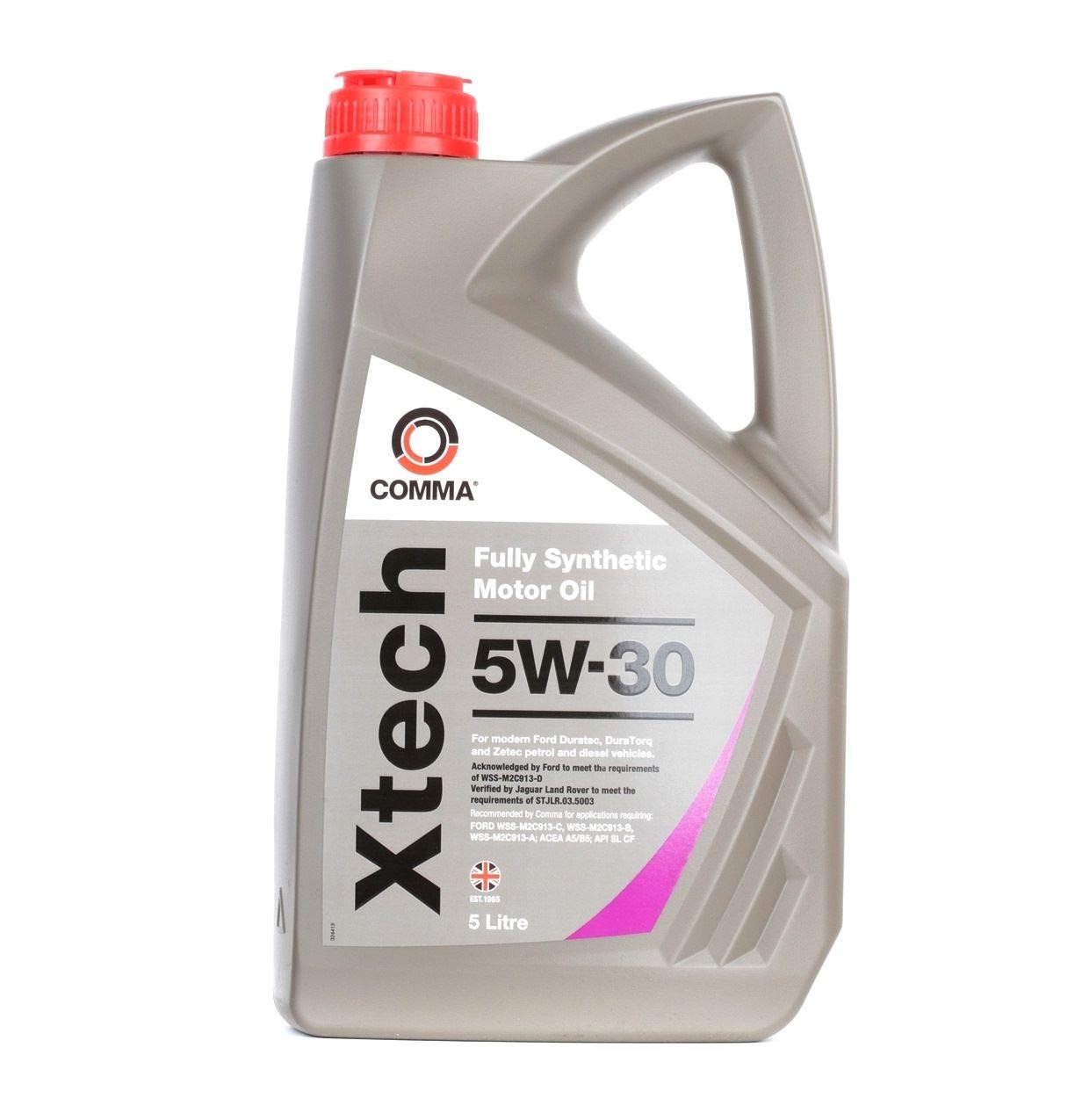Comma XTC5L XTech Fully Synthetic 5W30 Motor Oil, 5 Litre