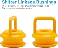 Vista 2 de 14104 Kit de reparación de buje de cable de enlace de palanca de cambios de transmisión 15276979 52855956AG Abrazadera de buje de cable de palanca