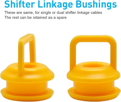 Miniatura 2 de 14104 Kit de bujes de cambio compatible con Chevy Silverado 1500 2500 3500 JEEP RAM Dodge Buick Cadillac GMC, kit de reparación de varillaje de