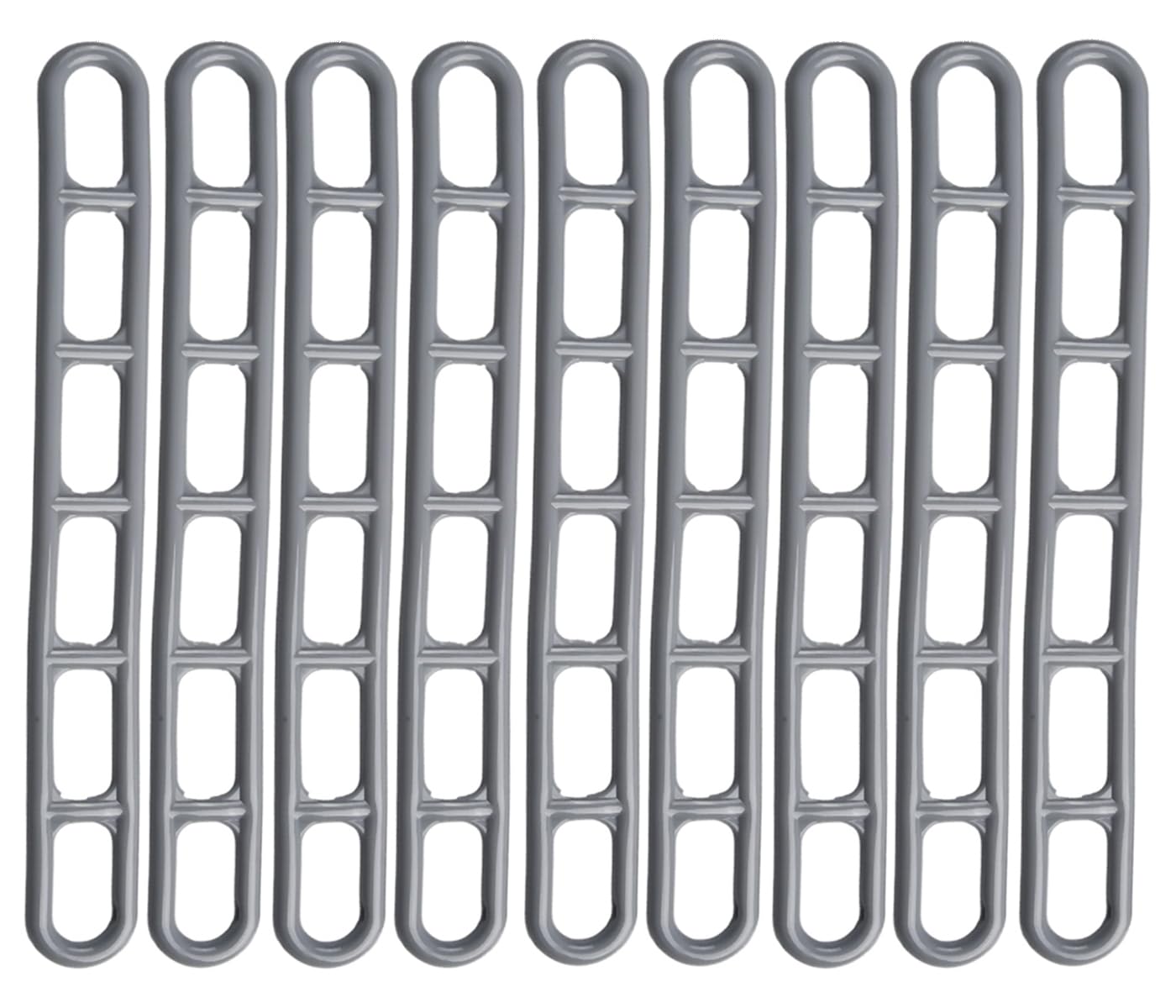 Lot de 50 sangles de tension en caoutchouc pour auvent de caravane extra robustes et résistantes aux vents/tempêtes avec 6 trous de montage ajustables