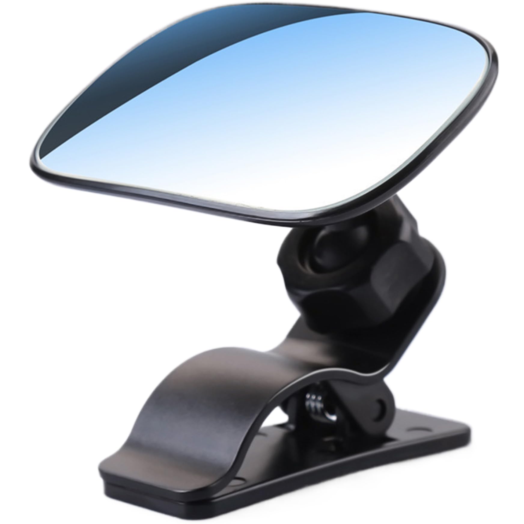 360ยฐ Rotatable Car Baby Mirror - Wide Angle Convex Rear View Mirror for Back Seat with 3.5x2.2 inch Clip-on Design
