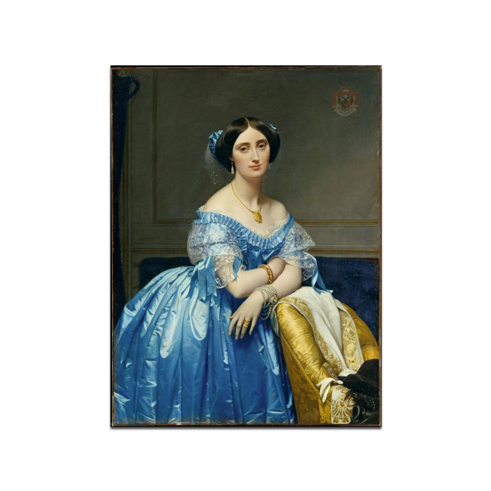 Amazon.co.jp: 有名な絵画の複製「ド・ブロイ公爵夫人の肖像