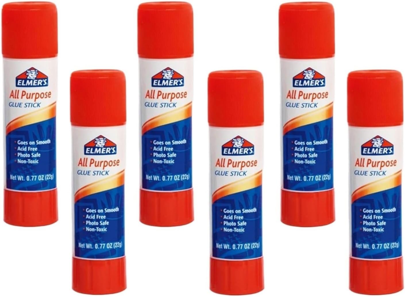 Elmer's Jumbo Disappearing Purple School Glue Stick, 1.4