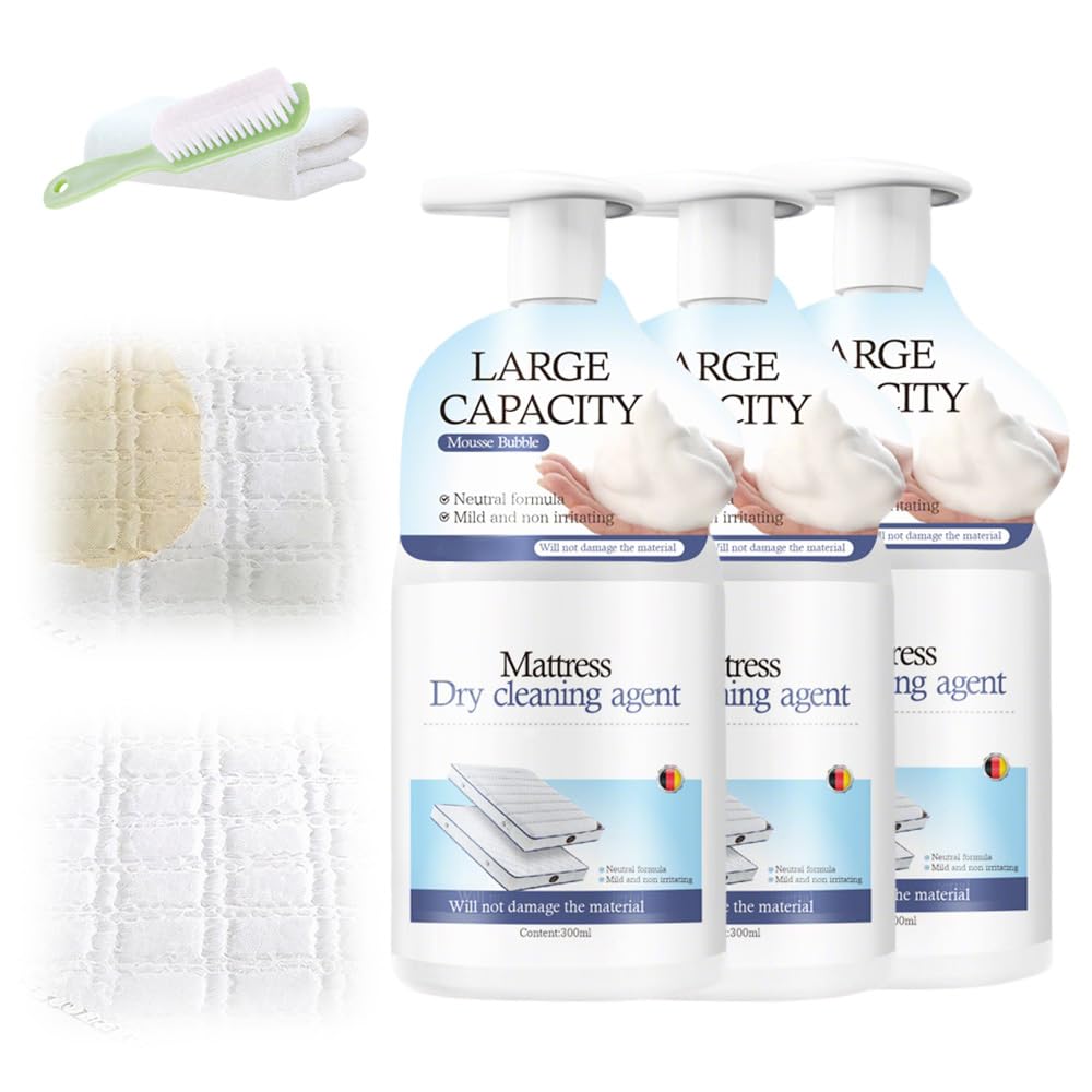 Mattress Cleaner and Stain Remover Spray Powerful Mattress Stain Remover for Bed Couch Carpet Upholstery Gentle Yellow Stain