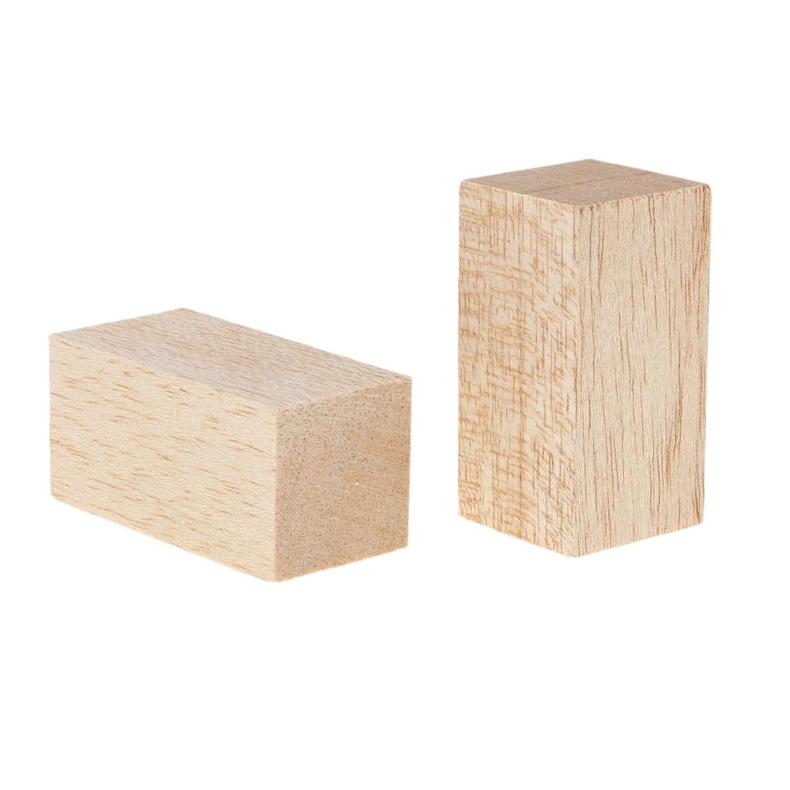 5 piezas de palitos madera balsa 80/60 mm, sin terminar, for manualidades en, rectangulares, bloques espiga 30 x Para Tallar Madera Kit(30x30x60mm)