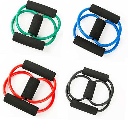 Miniatura 1 de 15 pcs 8 Yoga Fitness Stretch Band Stretching Band Pilates Exercise Band up Assistance Bands Drawstring