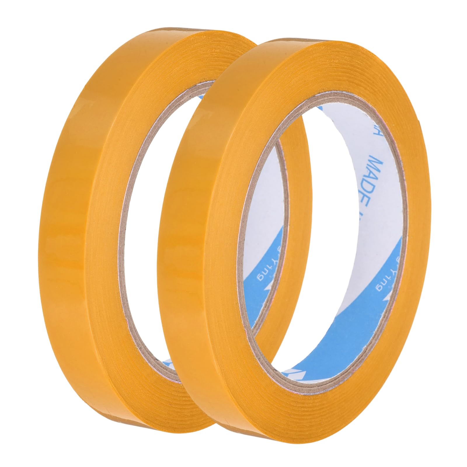 PATIKIL Bag Sealing Tape, (15mm x 90m/98 Yard, Beige) (2 Pcs), Poly Plastic Bag Sealer Tape, Suit for - Wrapping/Packaging/Vegetables Meat Storage/Shop