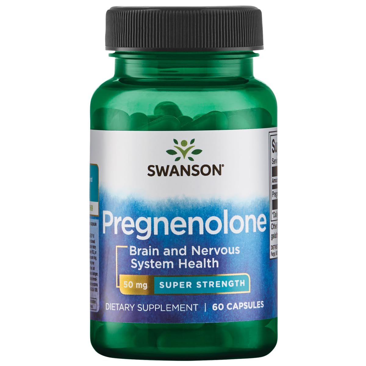 Super-Strength Pregnenolone 50 Milligrams 60 Capsules (1 Pack)