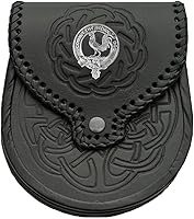 Vista 1 de Sinclair Scottish Clan Crest Badge Sporran