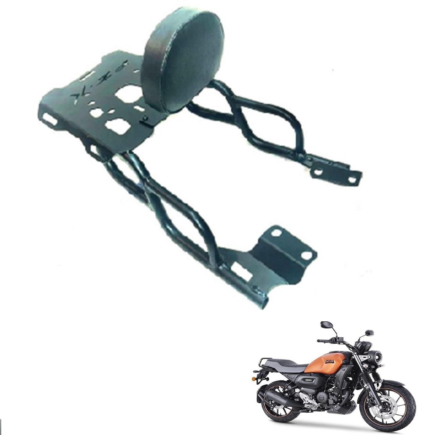GadiParts Bike Backrack/Back Rest Top Box Base Plate for Luggage