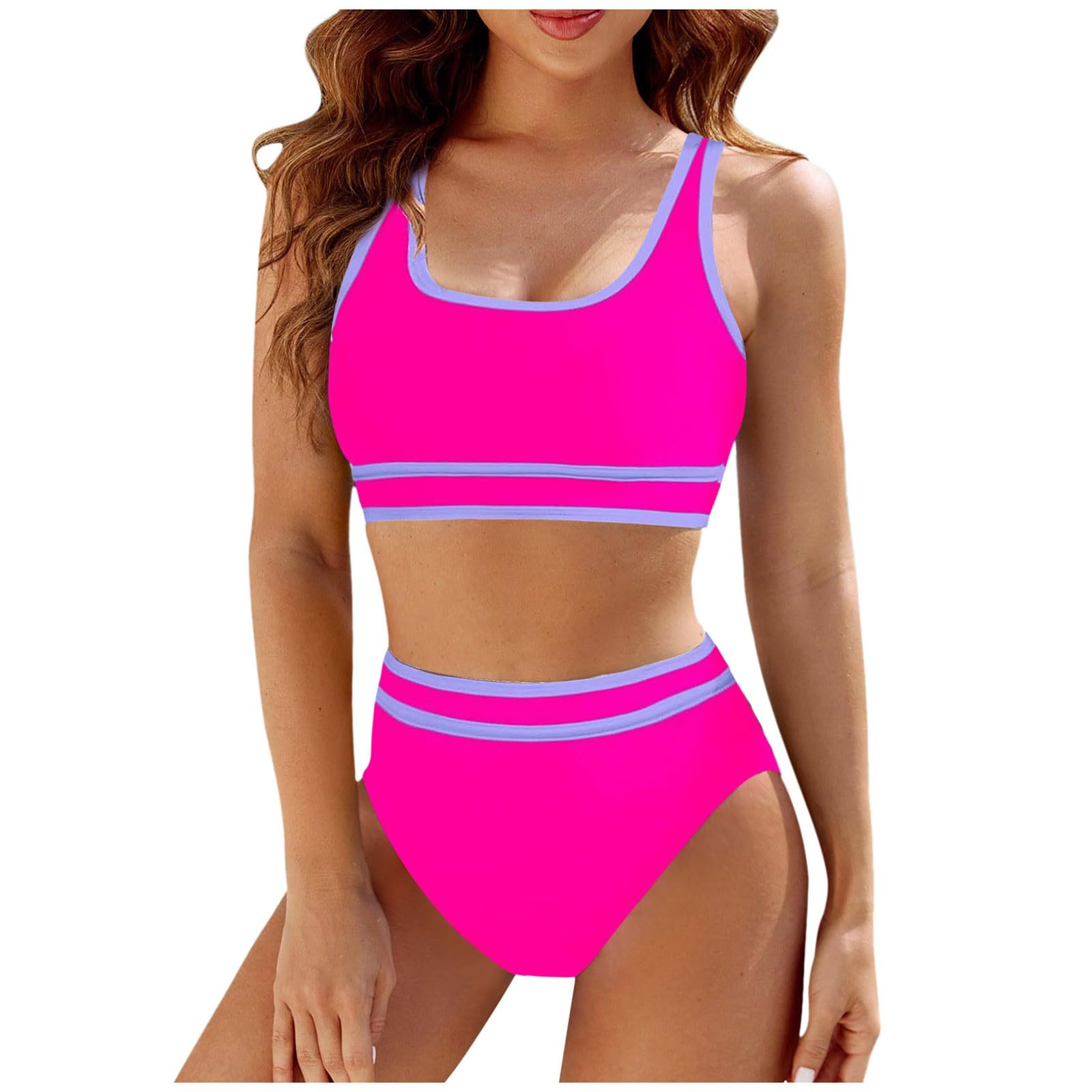 Genérico Bañador Menstrual Niña - Bañador Mujer Reductor Bañador Neopreno Mujer Bikini Menstrual Mujer Baño Bikini Manga Larga Bikini Mujer Tanga Bikini Talla Grande Bañador Reductor 7#