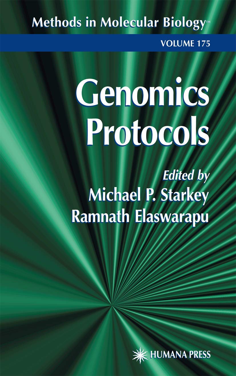 Buy Genomics Protocols: v. 175 (Methods in Molecular Biology) — BookShops.in