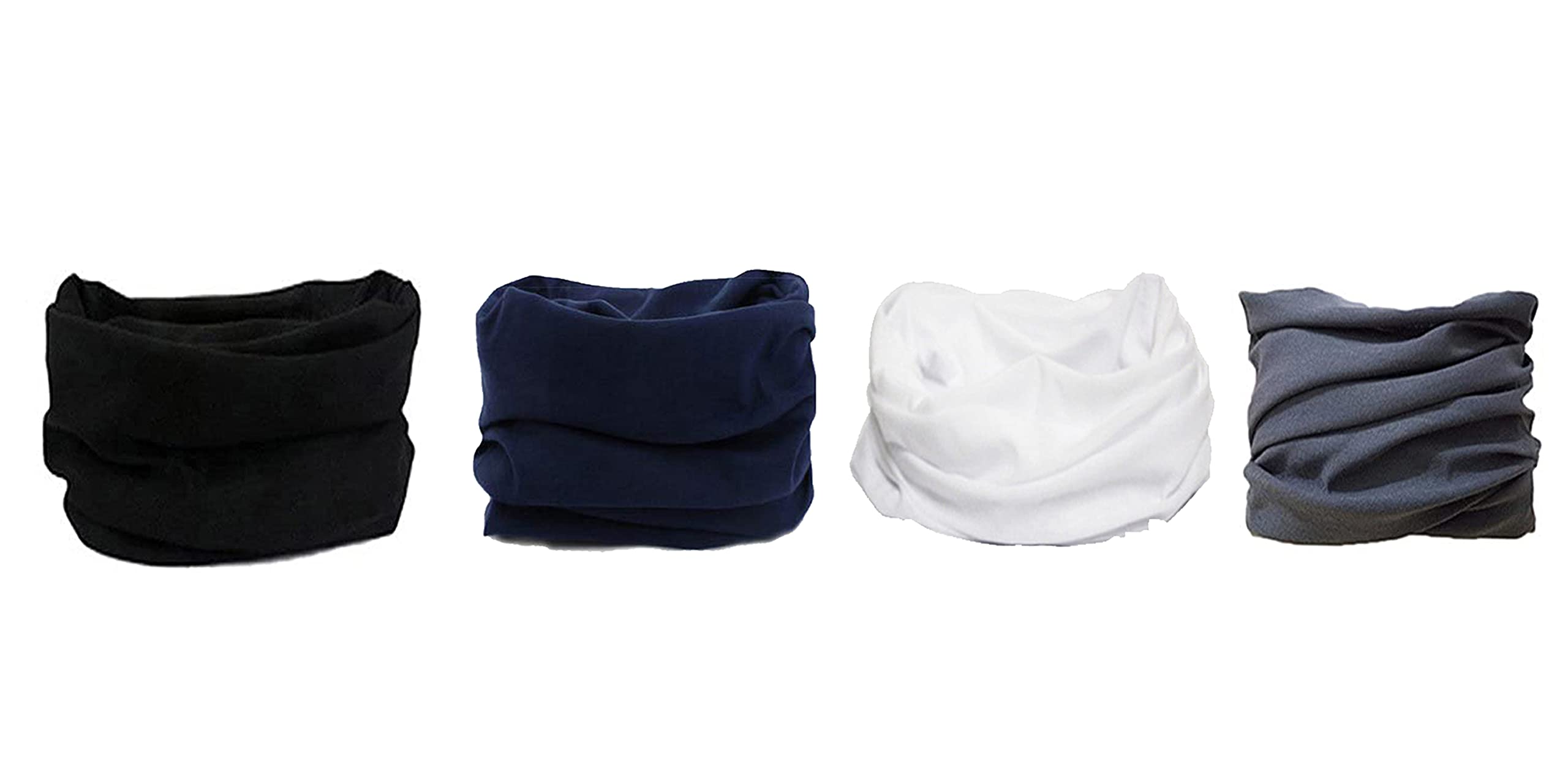 Mens Head Cover Band Bandana Stretch Hair Style Japanese Black Navy White Grey b-image-22