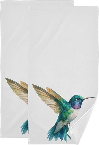 Miniatura 27 de Pfrewn Juego de 2 toallas de mano con diseño de muñeco de nieve de invierno, conos de pino de copo de nieve, color azul, toalla de baño de Navidad