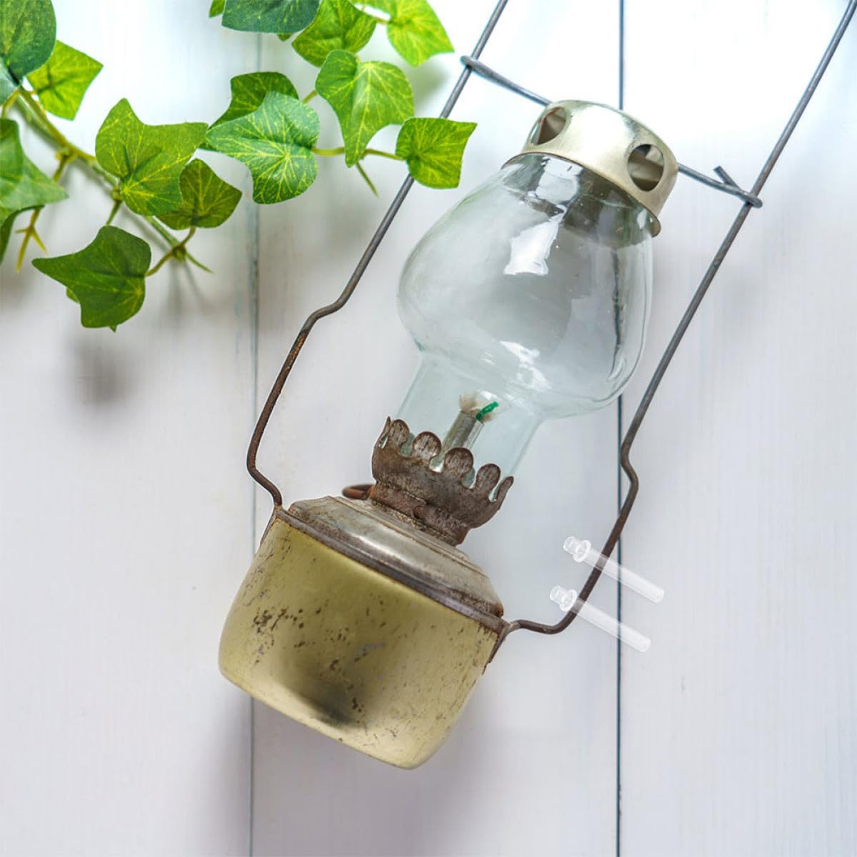 10 Tubos de Vidrio para Lámparas de Aceite 4mm X 25mm, Porta Mecha Transparente Resistente al Calor, Accesorios para Linternas de Queroseno, Uso en Camping y Decoración Interior