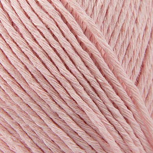 Sensy 100% Recycled Cotton Yarn For Amigurumi Knitting And Crochet, Macrame Yarn, Ideal For Blanket, Throws, Pillow, Baby Dolls Projects 4 Skeins (Baby Pink) #TOP1