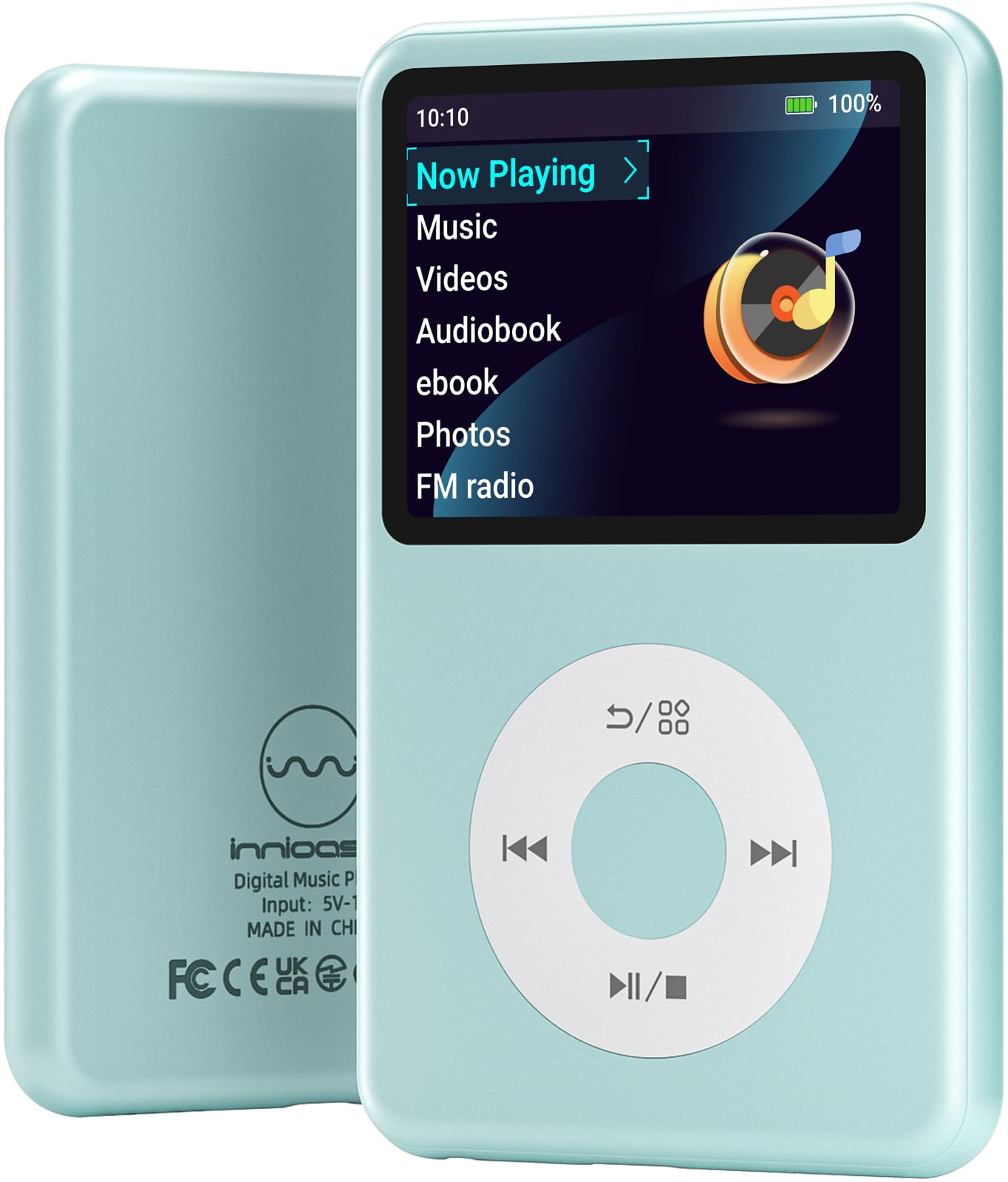 64Gb Mp3 Player with Bluetooth Y1 Portable Music Digital Players Supports Playlist Audiobook Video Nice Gadget for Kids Black — view 17