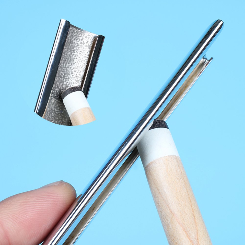 Snapklik.com : Metal Billiard Pool Cue Tip Tool Metal Billiard Pool Cue ...