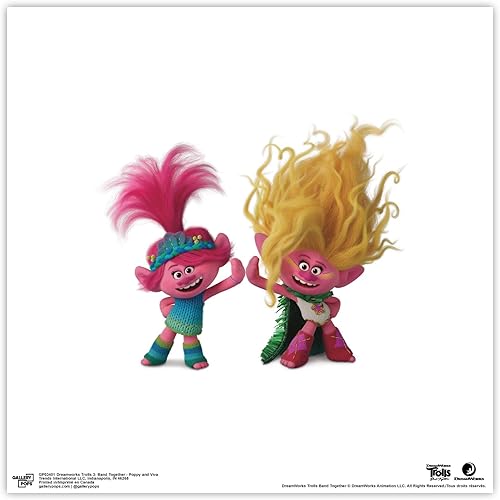 Miniatura 1 de Trends International Gallery Pops Trolls Band Together - Póster de pared de Poppy and Viva, 12.00 x 12.00 pulgadas, versión sin marco