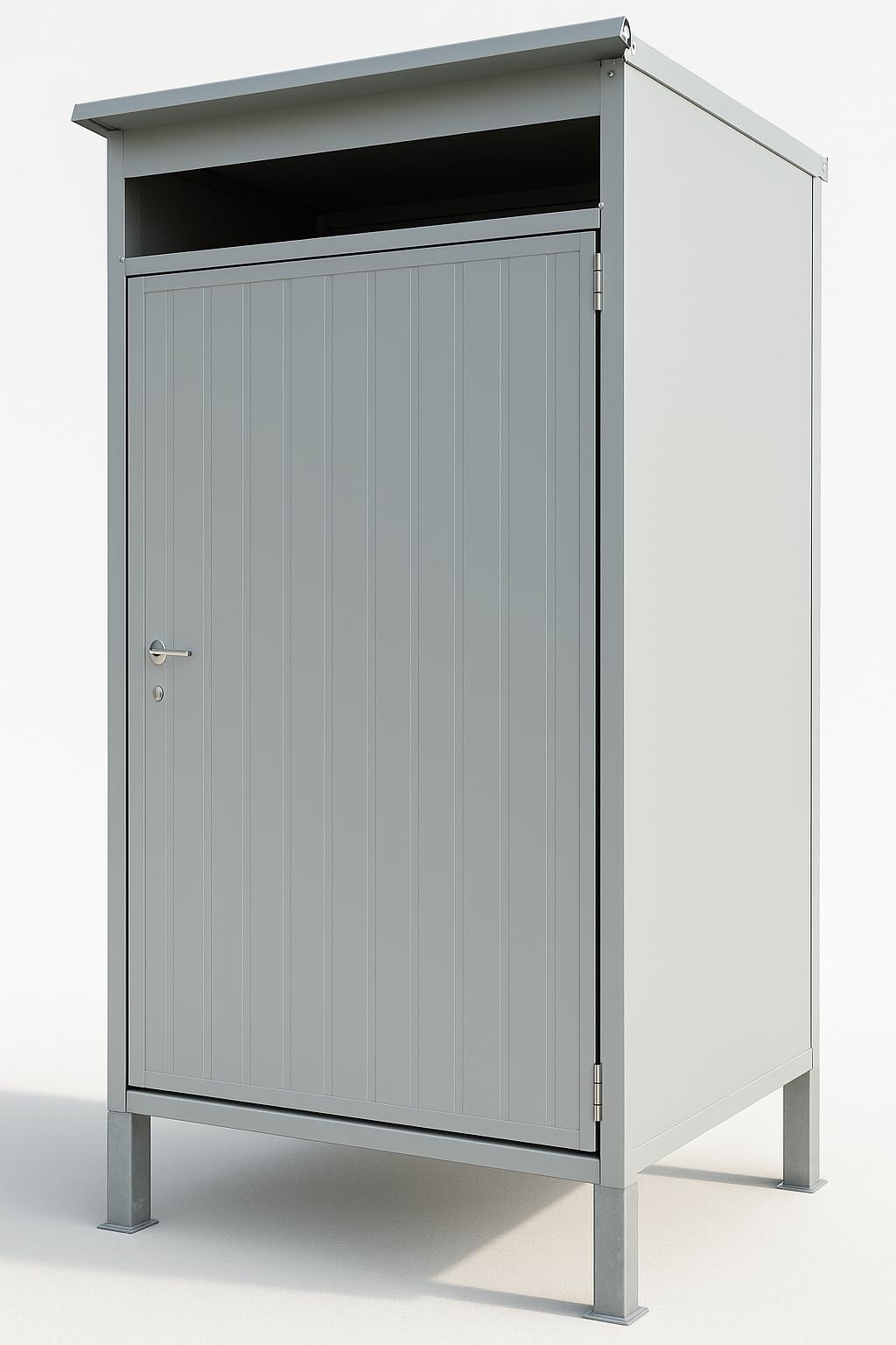Bagno Chimico Coibentato Portatile da Cantiere in ferro, Made in Italy - WC Mobile per Cantieri, Giardini, Concerti, Eventi e Uso Privato - Bagno da Esterno Resistente e Facile da Installare